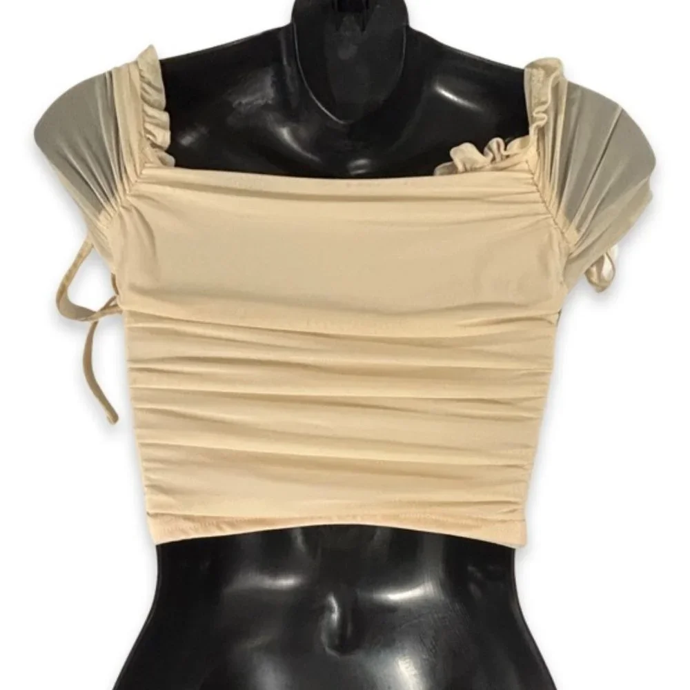 Windsor Women's Cream Colored Padded Clasp Secured Bustier Size Small - Picture 2 of 12